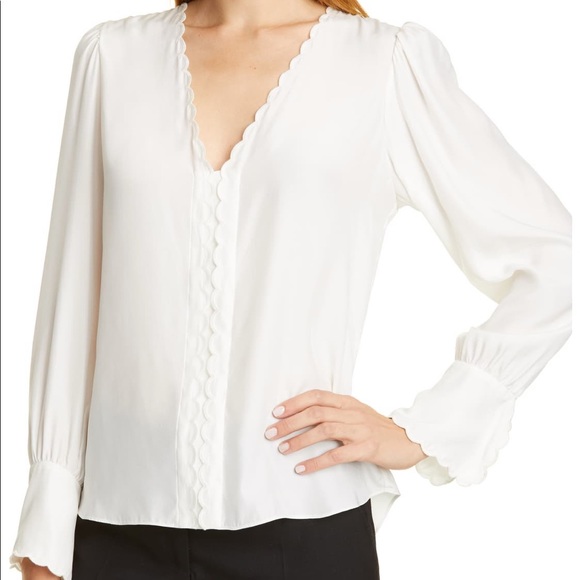Rebecca Taylor Silk Charmeuse Blouse